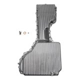 Wehrli 20-26 GM Duramax WCFab X PPE High Capacity Aluminum Oil Pan - Fine Texture Black thumbnail 1