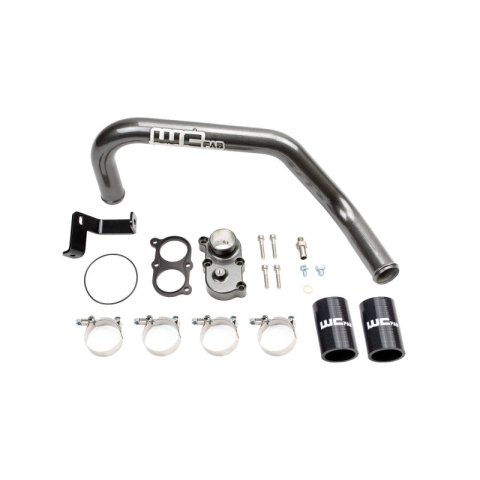 Wehrli 06-10 GM Duramax LBZ/LMM (Dual CP3) Thermostat Housing Kit - Fine Texture Black