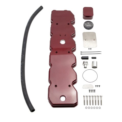 Wehrli 03-05 Cummins 5.9L WCFab X D&J Precision Billet Valve Cover - Semi-Gloss Black