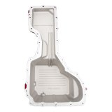 Wehrli 20-26 GM Duramax WCFab X PPE High Capacity Aluminum Oil Pan - Chevy Orange thumbnail 2