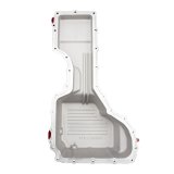 Wehrli 17-19 GM Duramax WCFab X PPE High Capacity Aluminum Oil Pan - Cat Yellow thumbnail 2