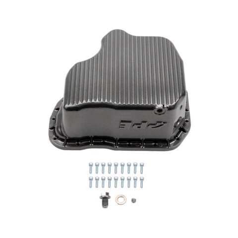 Wehrli 01-10 GM Duramax WCFab X PPE High Capacity Aluminum Oil Pan - Candy Red