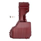 Wehrli 20-26 GM Duramax WCFab X PPE High Capacity Aluminum Oil Pan - WCFab Red thumbnail 1