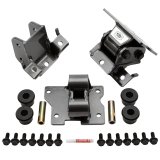 Wehrli 01-10 GM Duramax LB7/LLY/LBZ/LMM Heavy Duty Engine Mount - Bengal Red thumbnail 1