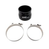 Wehrli 3.5in x 4in ID Straight Reducer x 3in Long Silicone Boot & Clamp Kit thumbnail 1