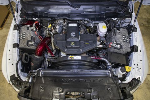 Wehrli 10-18 Cummins 6.7L Upper Coolant Pipe - Fine Texture Black thumbnail 4