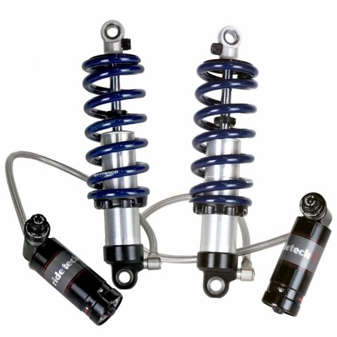 Ridetech 2015+ Ford F150 2WD Performance TQ Coilover System w/ 4-Link (No Notch) (Bundled Kit)