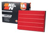 K&N Universal Clamp-On Air Filter 6in Id Flg 7-1/2in Od 12in H thumbnail 3