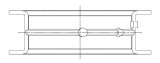 King Engine Bearings Main Bearings For GM 231 CI V6 OHV thumbnail 7
