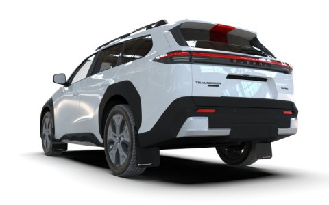 Rally Armor 2026+ Subaru Trailseeker Black UR Mud Flap w/White Logo thumbnail 3