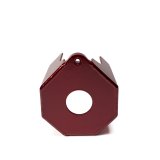 Wehrli 17-26 Ford Power Stroke 6.7L Power Steering Reservoir Cover - WCFab Red thumbnail 6