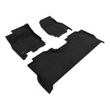 3D MAXpider 22-26 Ford F-150 Lightning Supercrew Elegant Black Full Set thumbnail 1