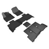 3D MAXpider 23-26 Toyota Sequoia Kagu Black Full Set thumbnail 1