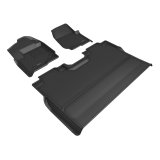 3D MAXpider 17-26 Ford F-250/F-350/F-450/550 Supercrew Kagu Black Full Set thumbnail 1