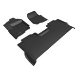 3D MAXpider 17-26 Ford F-250/F-350/F-450/550 Crew Cab Kagu Black Full Set thumbnail 1