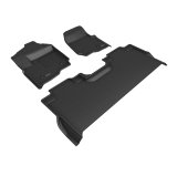 3D MAXpider 23-26 Ford F-250/F-350/F-450 Crew Cab Kagu Black Full Set thumbnail 1