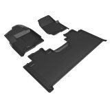 3D MAXpider 17-26 Ford F-250/F-350/F-450 Supercab Kagu Black Full Set thumbnail 1