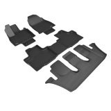 3D MAXpider 24-26 Toyota Grand Highlander Kagu Black Full Set thumbnail 1