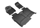3D MAXpider 19-26 GMC Sierra Crew Cab Kagu Black Full Set thumbnail 1