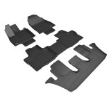 3D MAXpider 24-26 Toyota Grand Highlander Kagu Black Full Set thumbnail 1