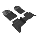3D MAXpider 24-26 Ford Ranger Supercrew Kagu Black Full Set thumbnail 1
