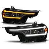 Anzo 2023+ Chevy Colorado Full LED Proj. Headlights w/ Black Housing - Seq. Lightbar w. DRL thumbnail 7