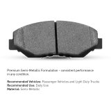 R1 98-10 Westward Industries Go-4 Front Semi Met Brake Pads thumbnail 7