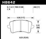 Hawk Performance HP Plus Brake Pads HB642N.658 thumbnail 2