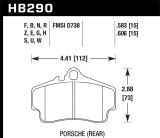 Hawk Performance HPS 5.0 Brake Pads HB290B.583 thumbnail 4