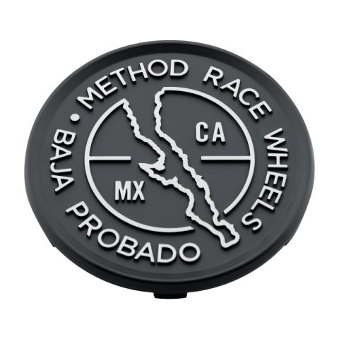 Method Race Wheels Wheel Center Caps CP-BAJA86S-B Baja Cap