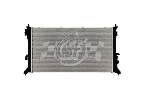 CSF Radiators 3900 Radiator, Aluminum/Plastic, Natural, Crossflow, Upper Driver Side Inlet, Lower Passenger Side Outlet, Cadillac, Chevy, GMC, Each thumbnail 2