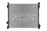 CSF Radiators 3970 Radiator, Aluminum/Plastic, Natural, Crossflow, Lower Driver Side Inlet, Lower Passenger Side Outlet, Toyota, Each thumbnail 2