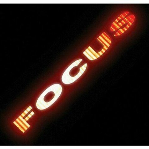 Ford Focus & Xr5 Glowing Brakelight Overlay Decal Sticker thumbnail 1