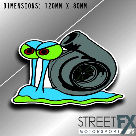 Turbo Snail V3 Sticker Graphic bumper window jdm v8 car ute aussie vinyl thumbnail 1