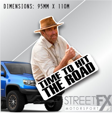 Time to Hit the Road Thumbs Sticker Decal 4WD Camping Caravan thumbnail 1