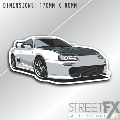 Supra 2JZ Slap Sticker Decal for Toyota TRD Laptop Bottle Phone Case Book thumbnail 1