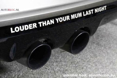 Louder Than Your Mum Last Night Sticker thumbnail 1