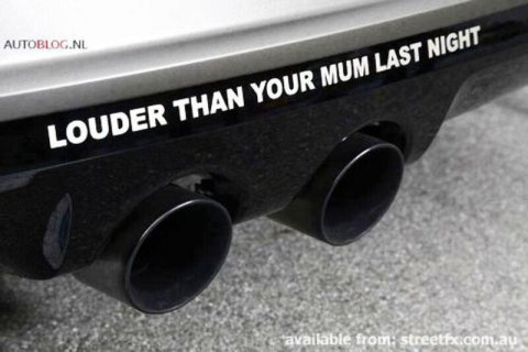Louder Than Your Mum Last Night Sticker thumbnail 4