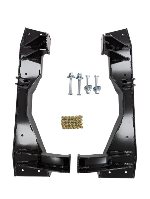 AEM Electronics 1973-87 Chevy C10 Rear Tesla Subframe Mount Kits HEV002-001 Kit, Cradle Swap, Steel, Black Powdercoated, Chevy, Kit thumbnail 6