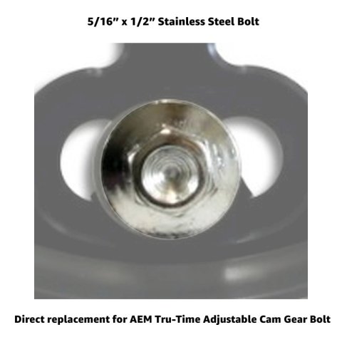 AEM Electronics Camshaft Bolts 23-2037 TRU-TIME ADJUSTABLE CAM GEAR BOLTS thumbnail 4