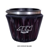 AEM Air Filter Wrap Black 7.5in Length x 5in Width x 5in Height thumbnail 5
