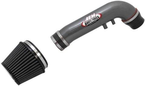 AEM 96-04 Ford Mustang GT Silver Brute Force Air Intake thumbnail 1