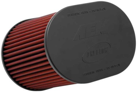 AEM 4.00 in Dryflow Air Filter Oval 9.00 in Element thumbnail 1