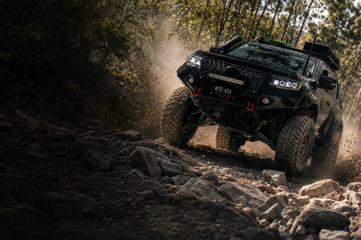 Offroad vehicle ready for adventure